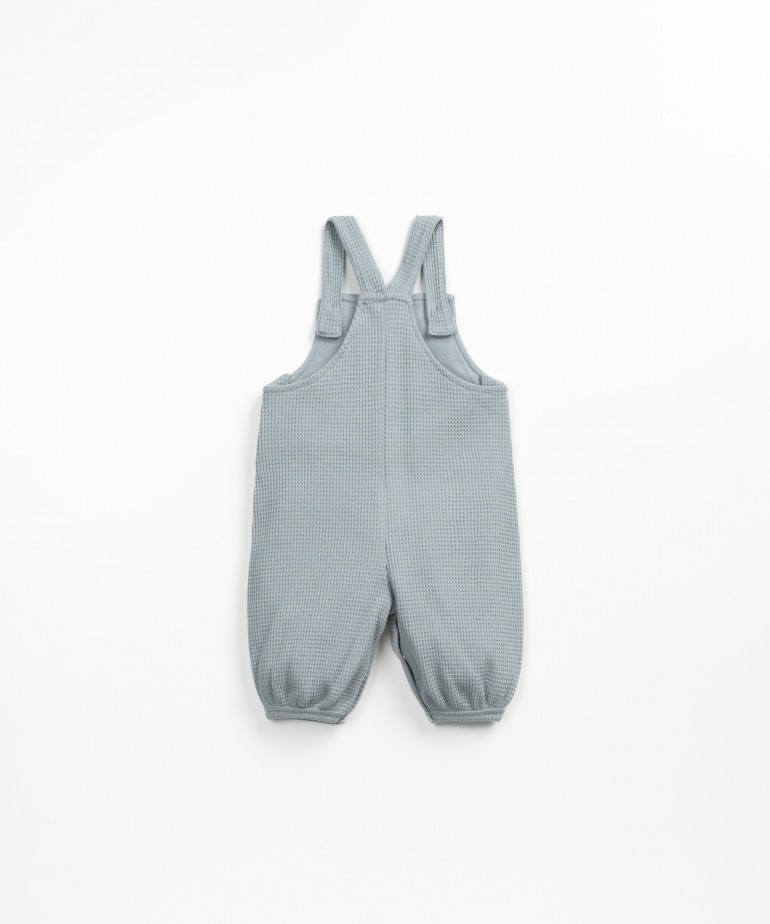 Interlock jumpsuit with natural fibers