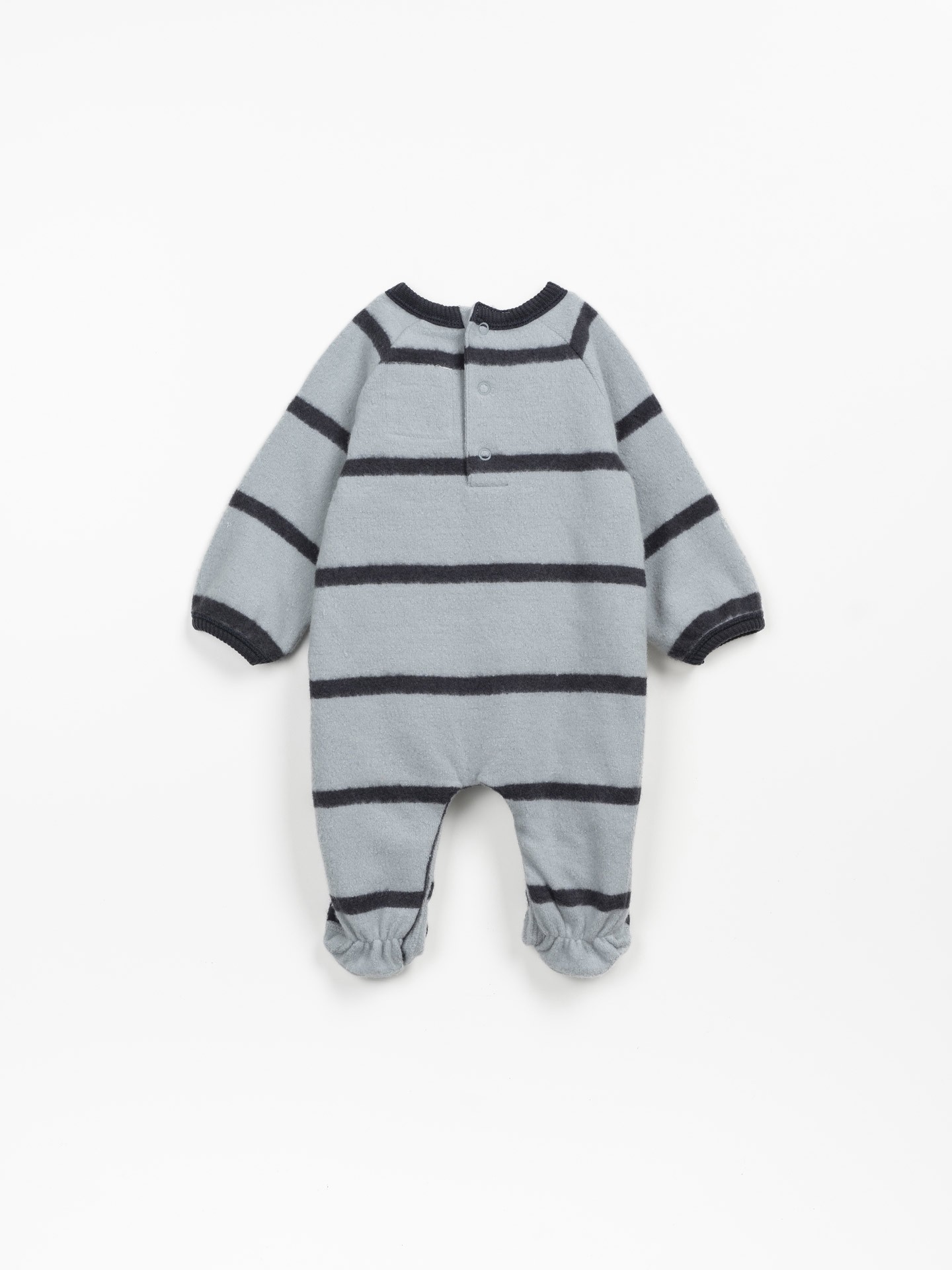 Macacão com mistura de algodão orgânico e algodão reciclado