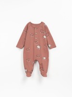 Jersey jumpsuit with sheep print Jersey jumpsuit with sheep print