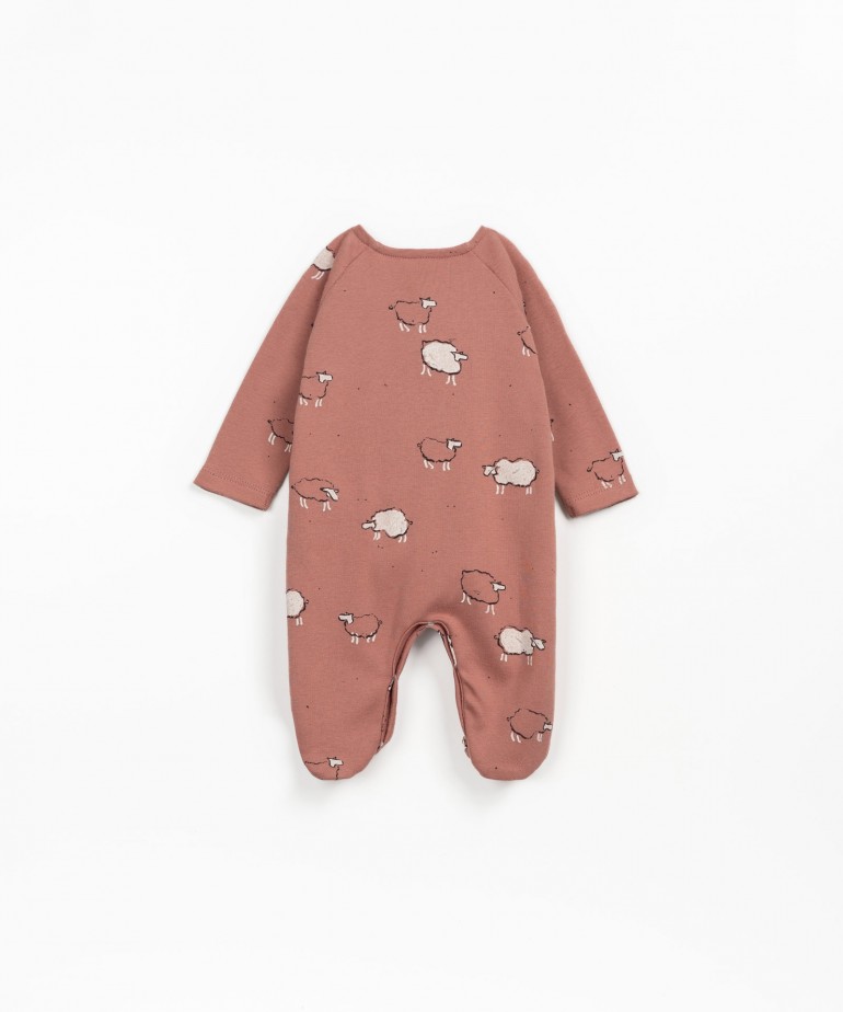 Tutona in maglina con stampa a pecore