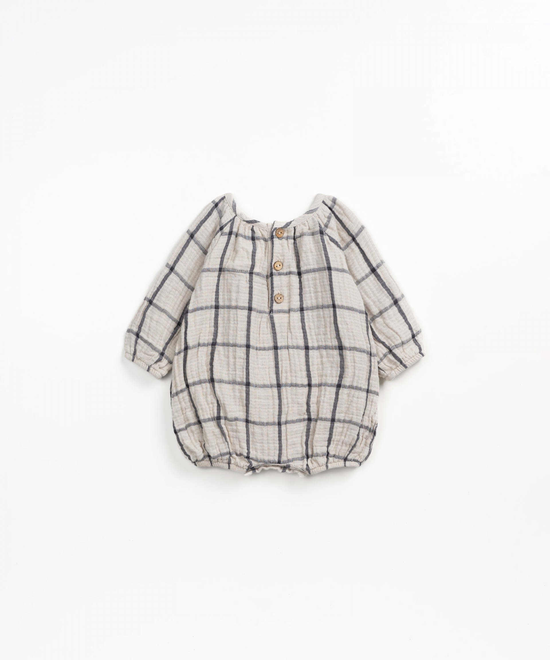 Jumpsuit with checkered pattern | Wooden Memories