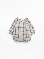 Woven jumpsuit in organic cotton 