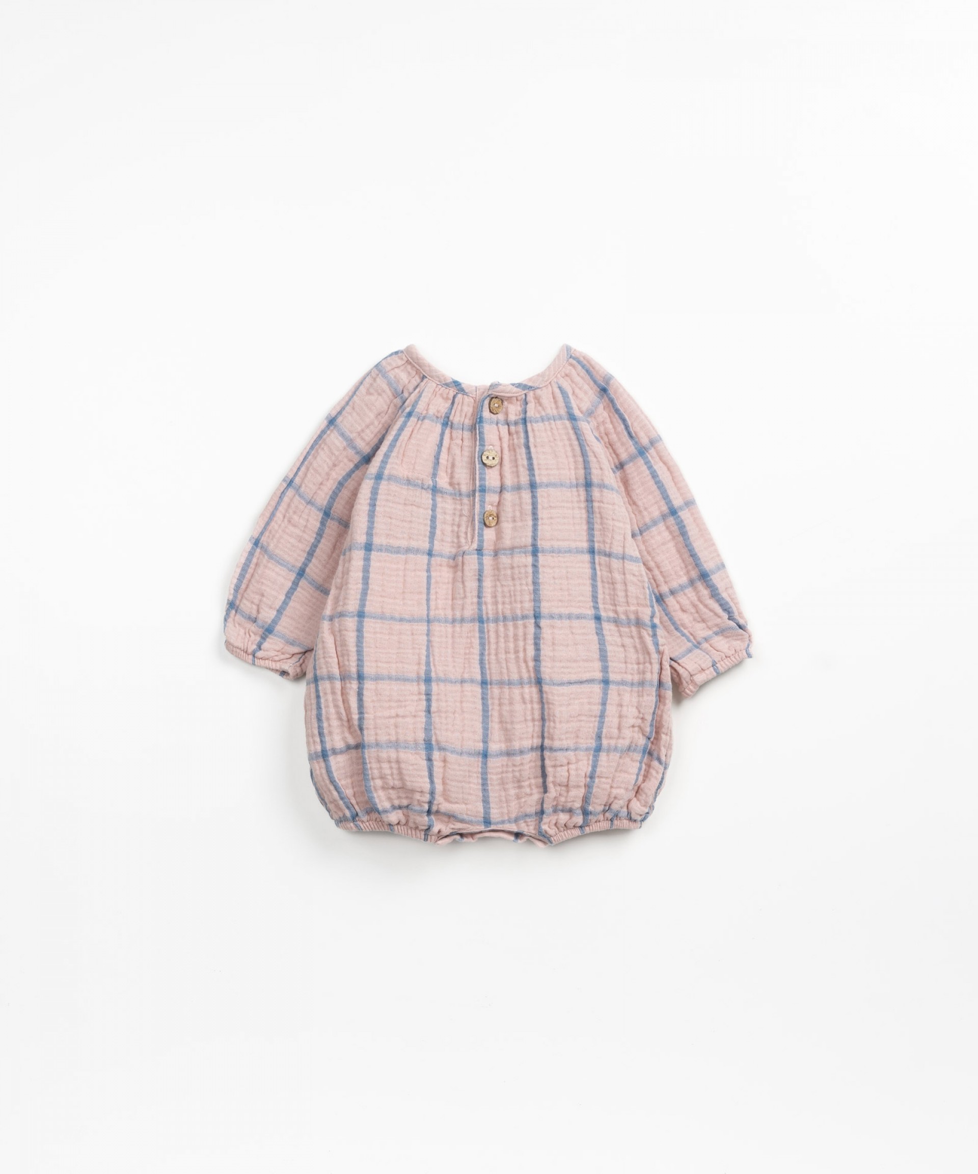 Jumpsuit with checkered pattern | Wooden Memories