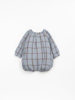 Woven jumpsuit in organic cotton 