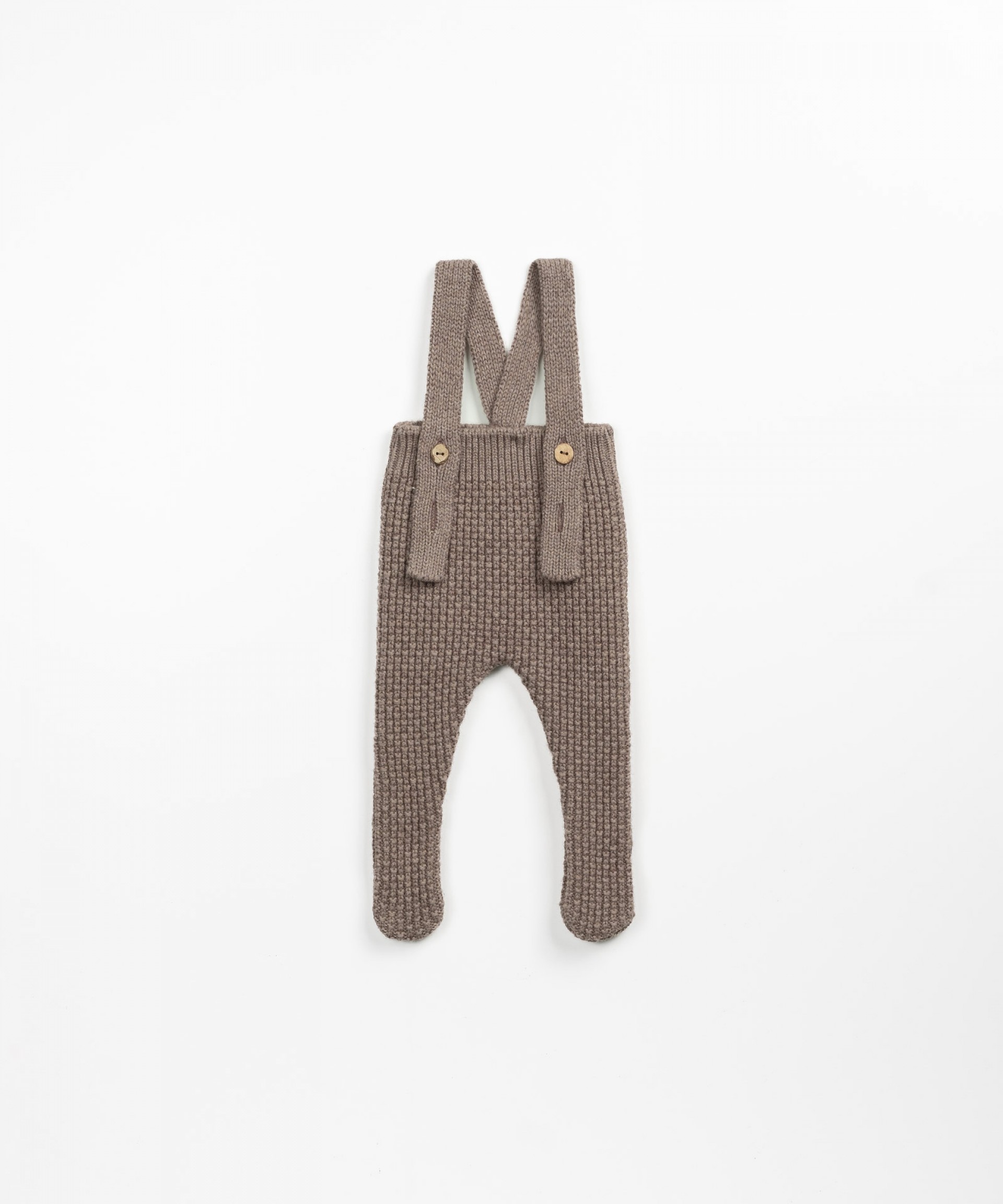 Newborn baby knit jumpsuit in cotton and wool PlayUp