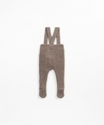 Knitted jumpsuit with adjustable straps | Wooden Memories