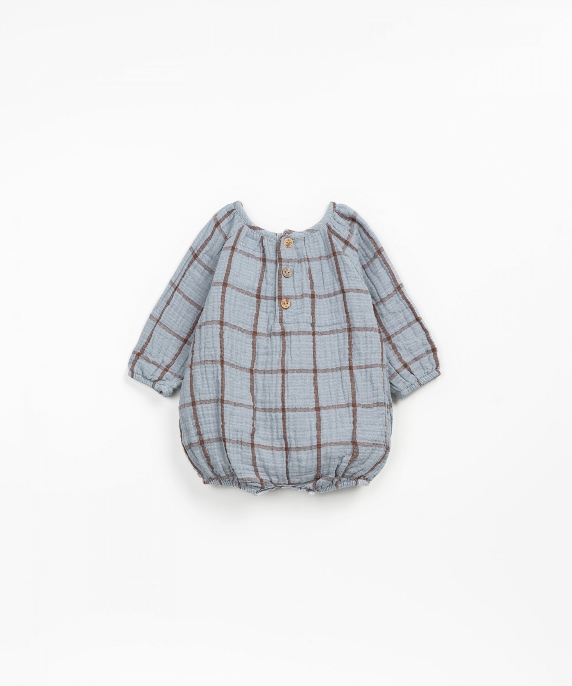 Jumpsuit with checkered pattern | Wooden Memories