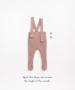 Knitted jumpsuit with adjustable straps | Wooden Memories