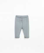 Pantaloni di maglia con cuciture a contrasto | Wooden Memories