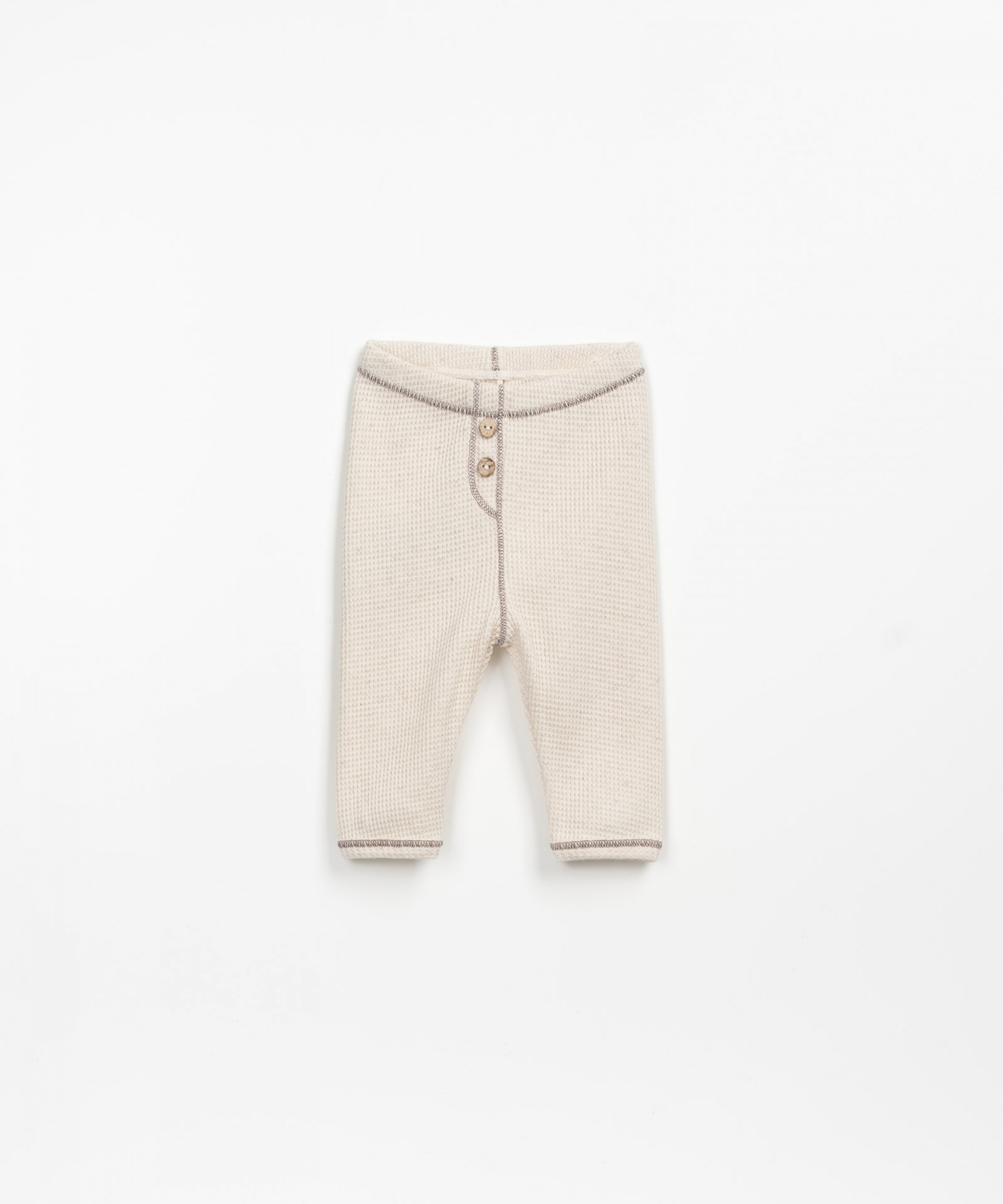 Pantaloni di maglia con cuciture a contrasto | Wooden Memories