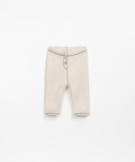 Pantaloni di maglia con cuciture a contrasto | Wooden Memories