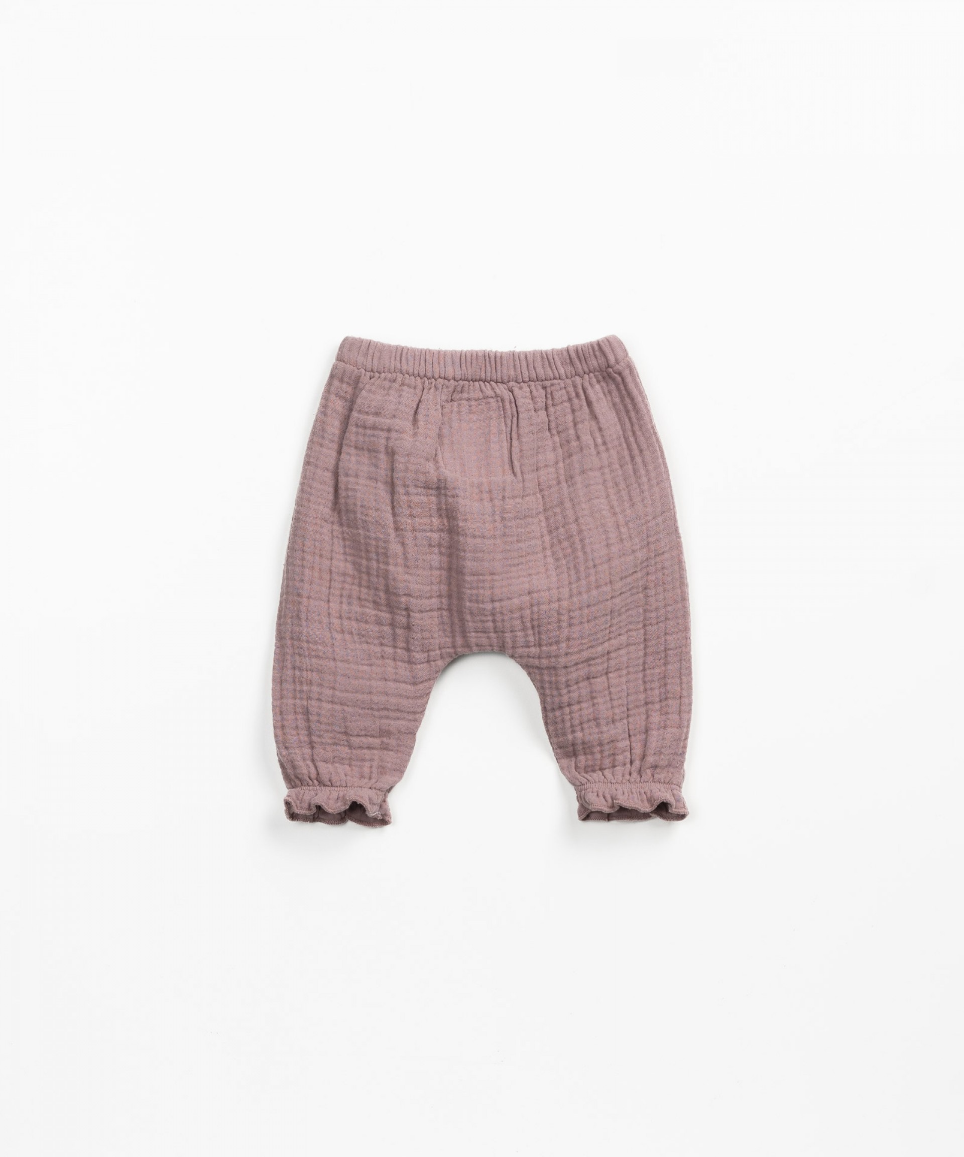 Pantaln de tela con botones de adorno | Wooden Memories