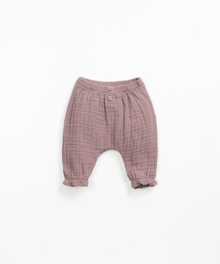 Pantalon en tissu en coton biologique