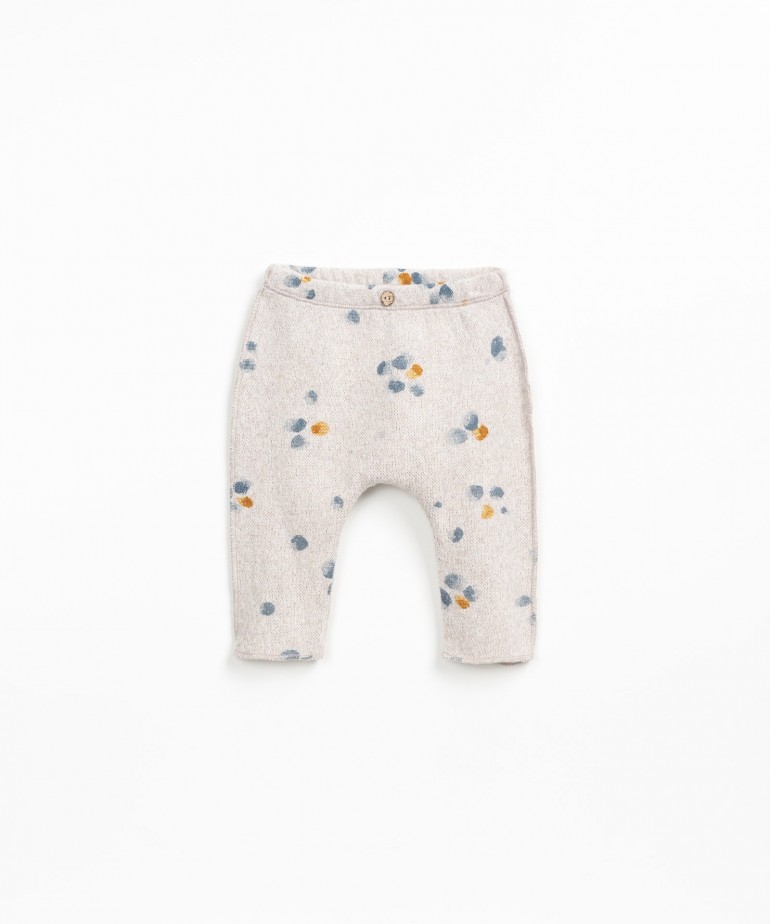 Pants with flower print