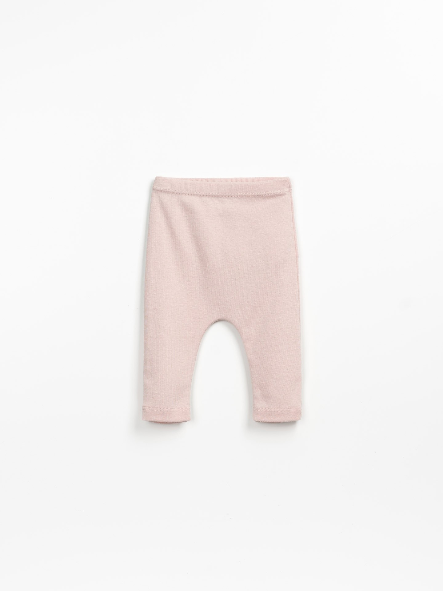 Leggings a tinta unita, in misto cotone biologico e cotone riciclato