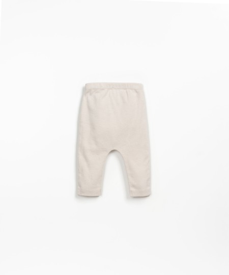 Leggings lisas com mistura de algodão orgânico e algodão reciclado