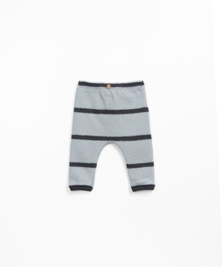 Striped jersey leggings