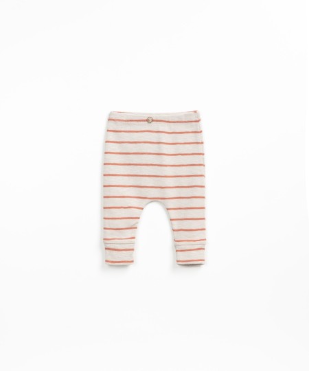 Leggings de malha �s riscas