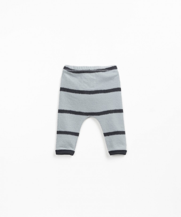 Pantaloni in maglia a righe