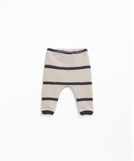 Pantaloni in maglia a righe