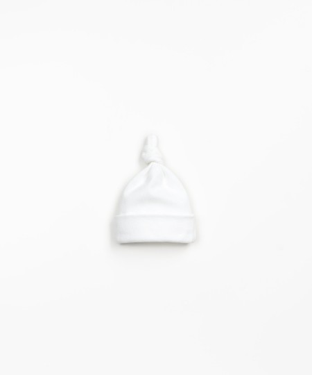 Jersey beanie made from organic cotton and recycled cotton