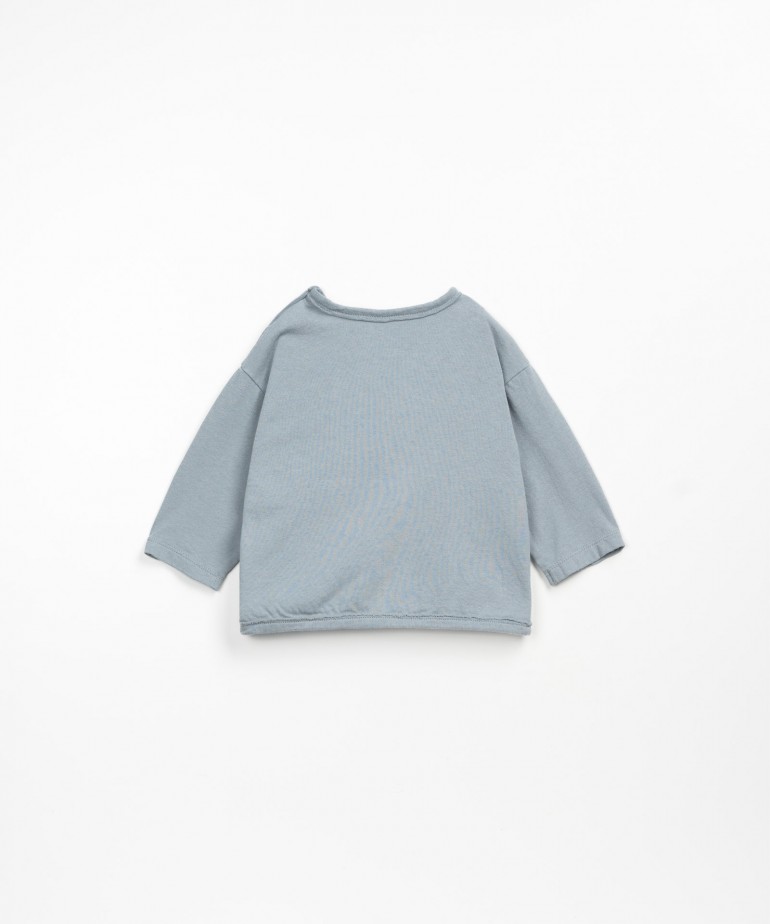 T-shirt con frase sul petto