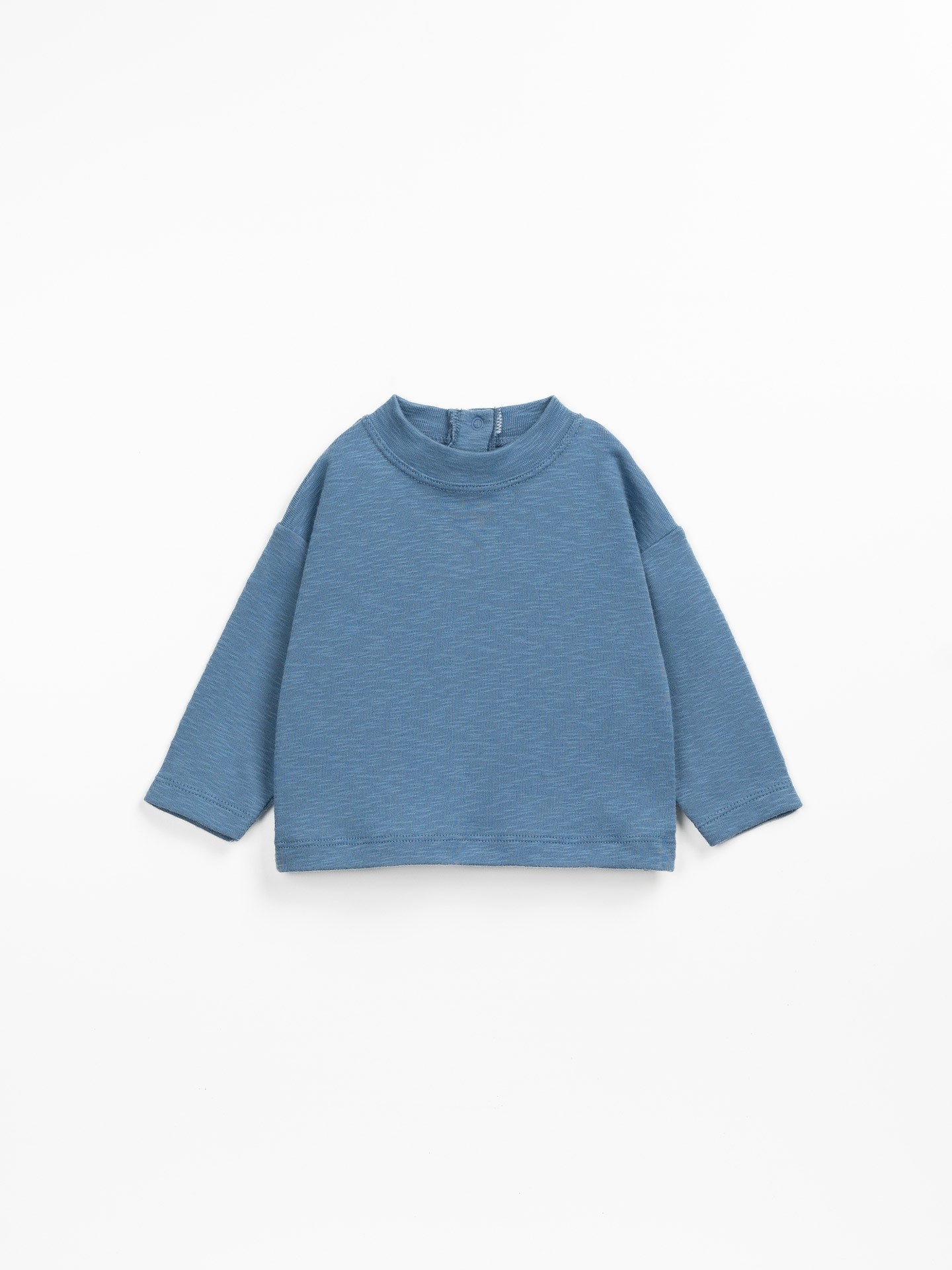 Camiseta de manga larga con cuello cisne