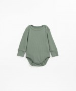 Ribbed bodysuit in organic cotton | Wooden Memories