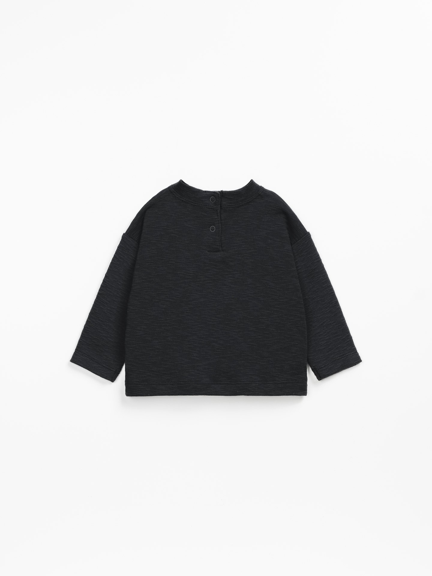 Camiseta de manga larga con cuello cisne