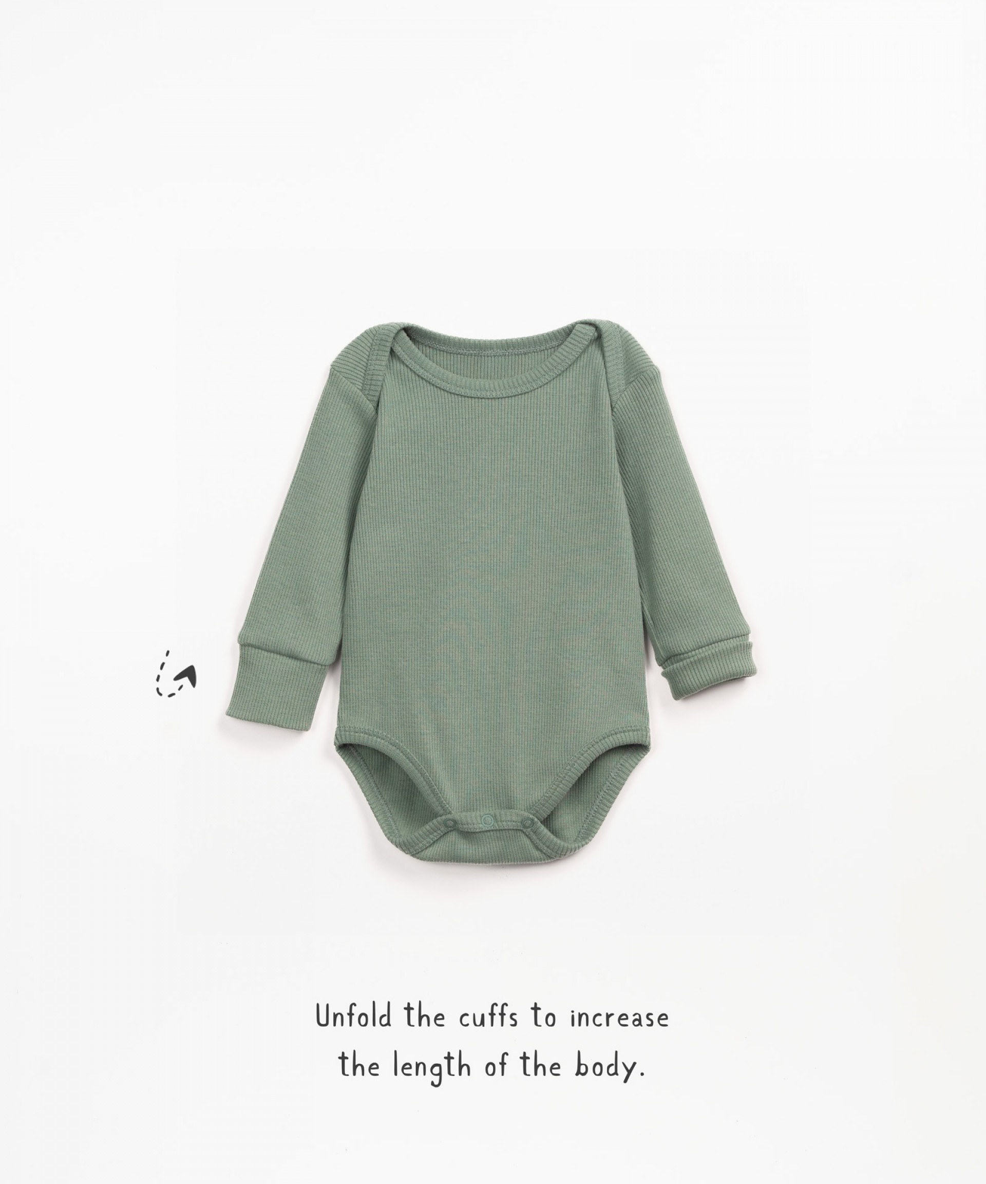 Ribbed bodysuit in organic cotton | Wooden Memories