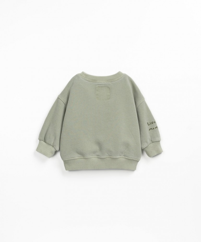 Maglia con effetto tinta naturale