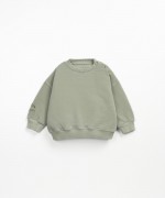 Sweater in a mixture of organic cotton and cotton | Wooden Memories