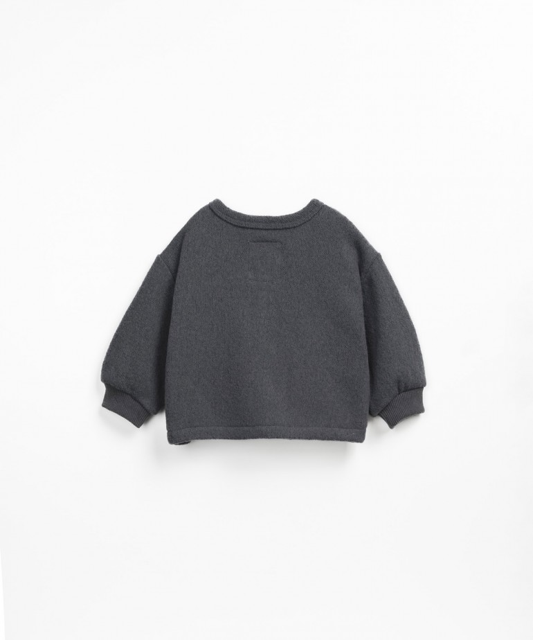 Golfino in maglia con cardatura all?interno