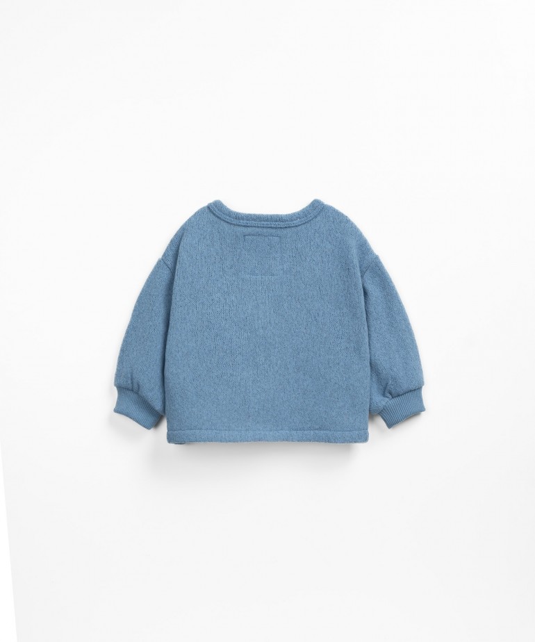 Golfino in maglia con cardatura all?interno