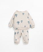 Pajamas with in a mixture of organic cotton and recycled cotton | Wooden Memories