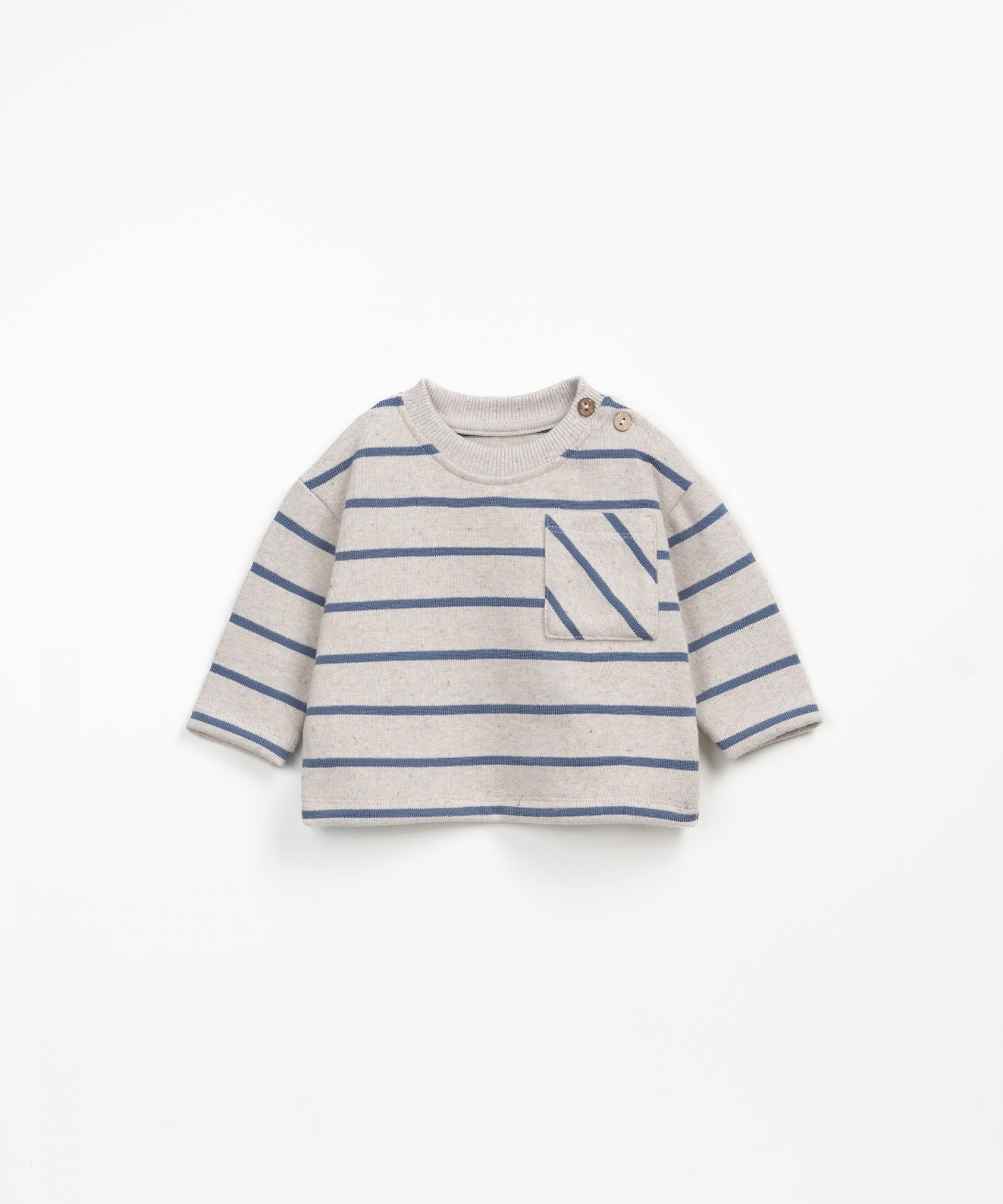 T-shirt in a mixture of cotton and recycled fibers | Wooden Memories