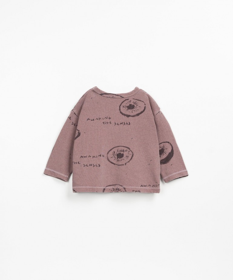 T-shirt di maglina, misto fibre riciclate