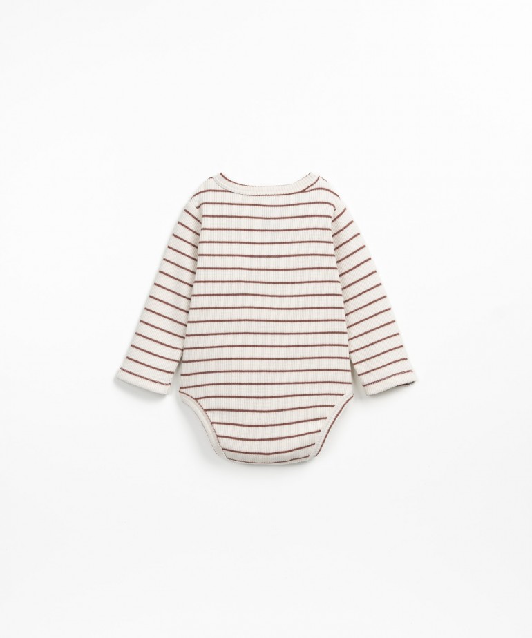Body con fantasia a righe