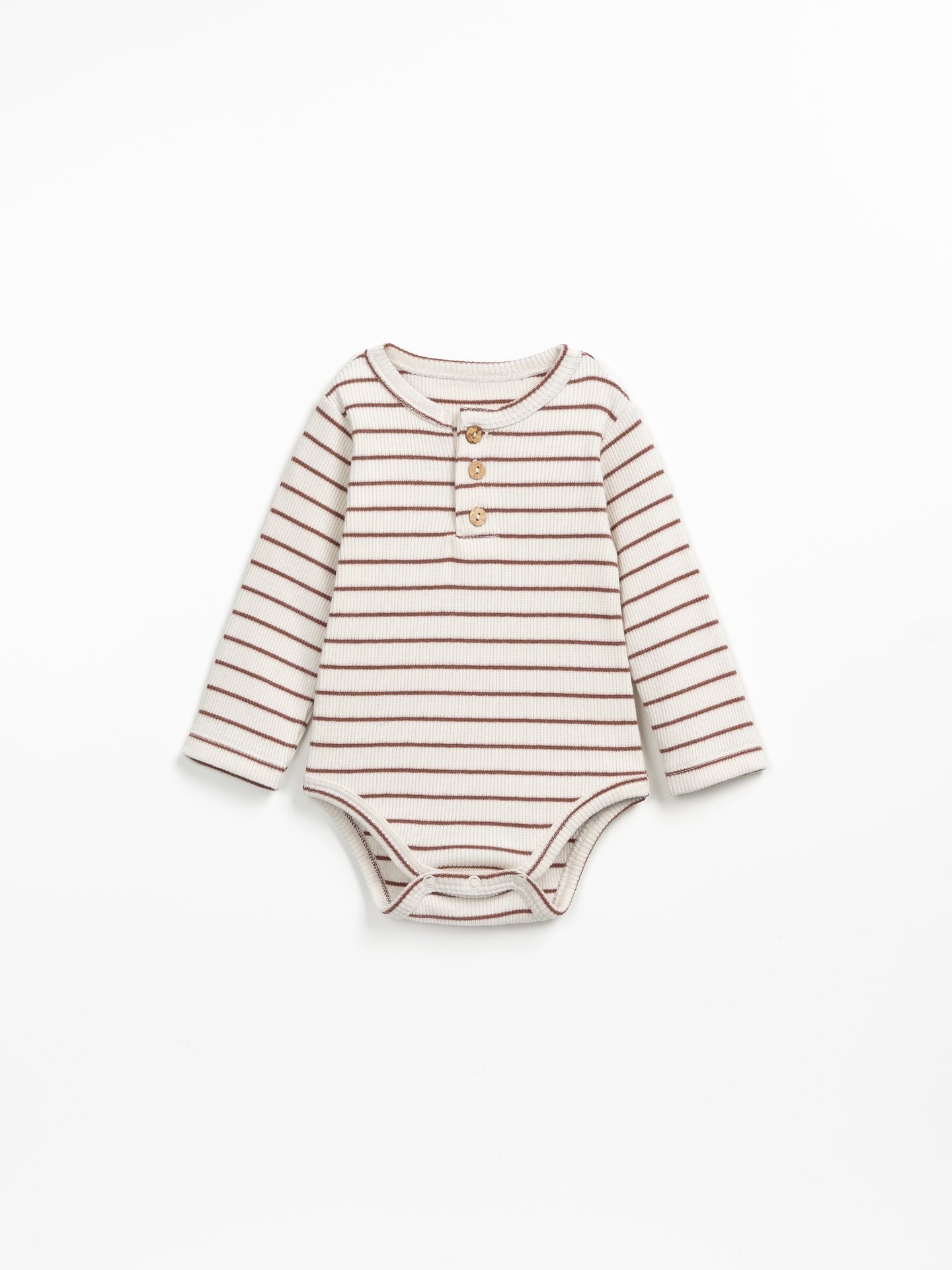 Bodysuit with striped pattern