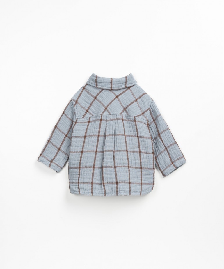 Camicia con motivo a scacchi
