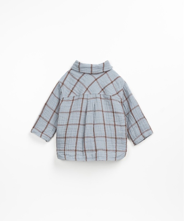 Camisa con estampado de ajedrez