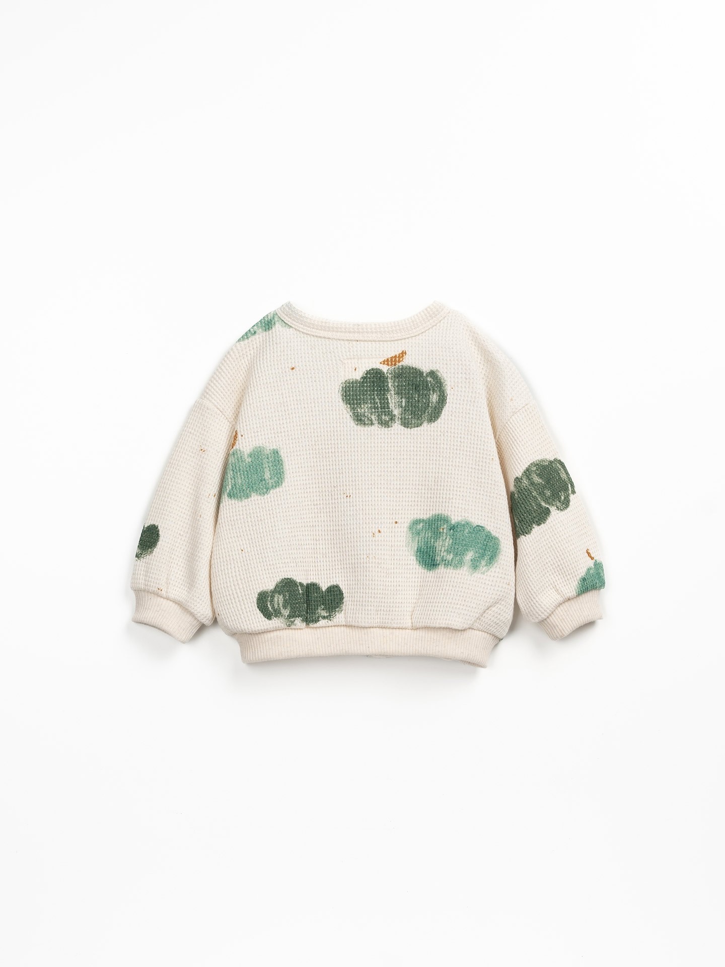 Camisa de punto con estampado de nubes