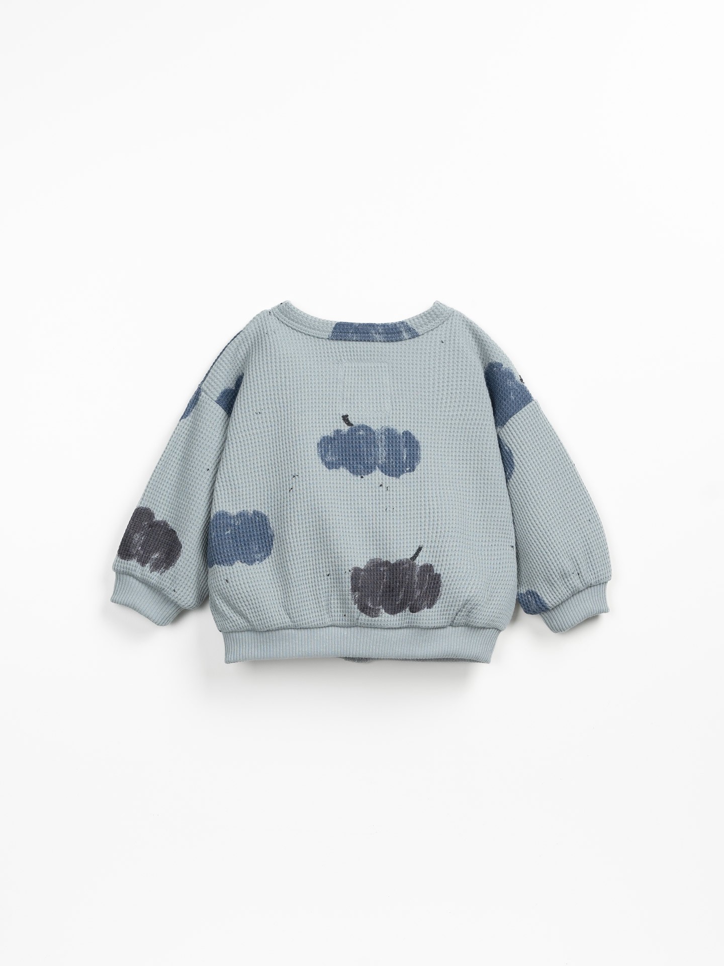 Camisa de punto con estampado de nubes