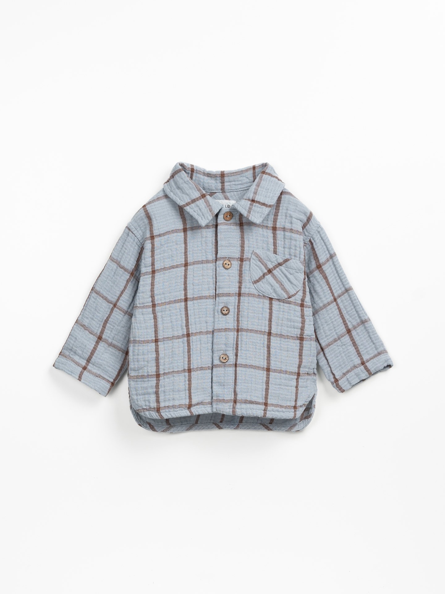 Camisa con estampado de ajedrez