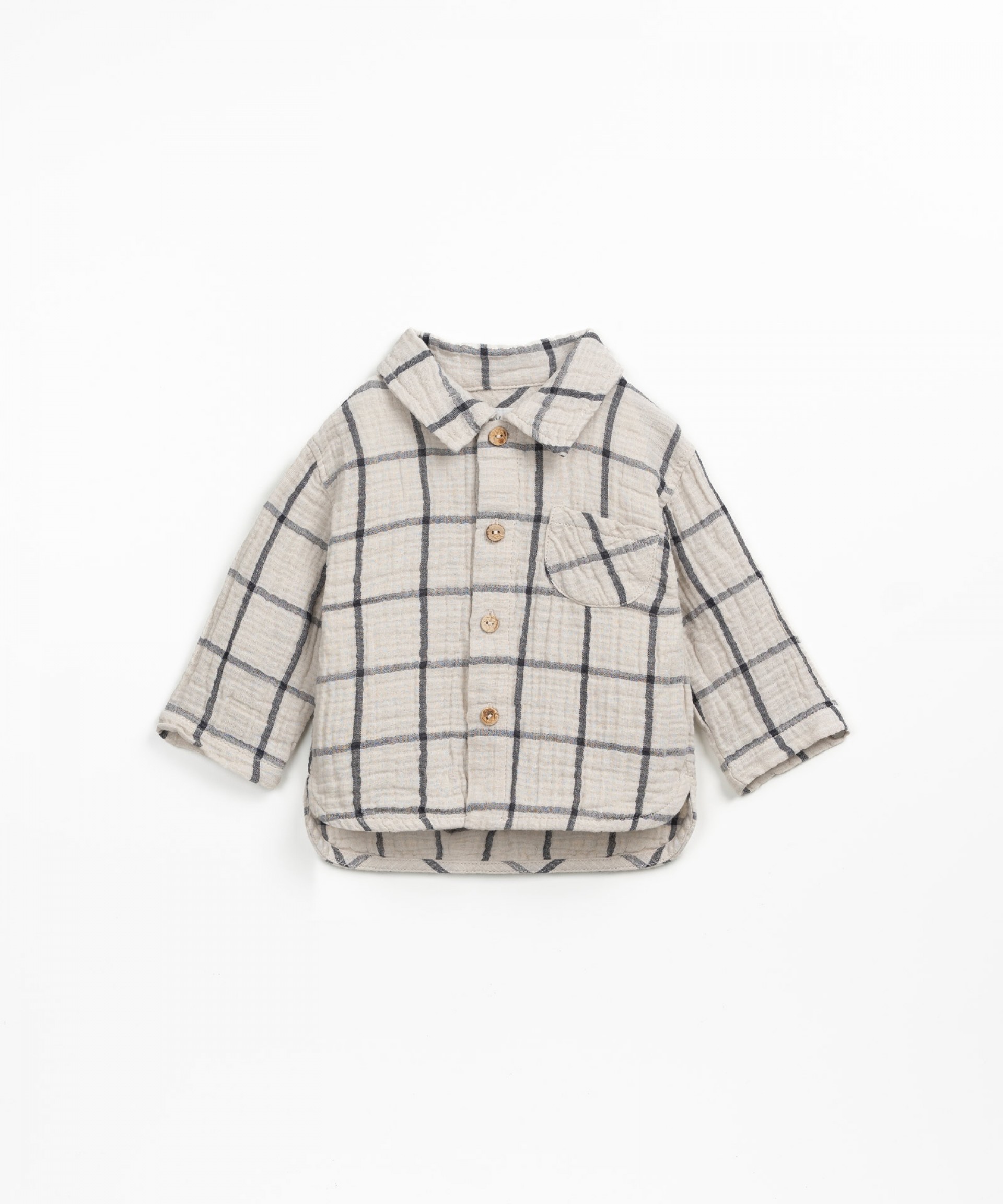 Camisa de tecido em algodo orgnico | Wooden Memories