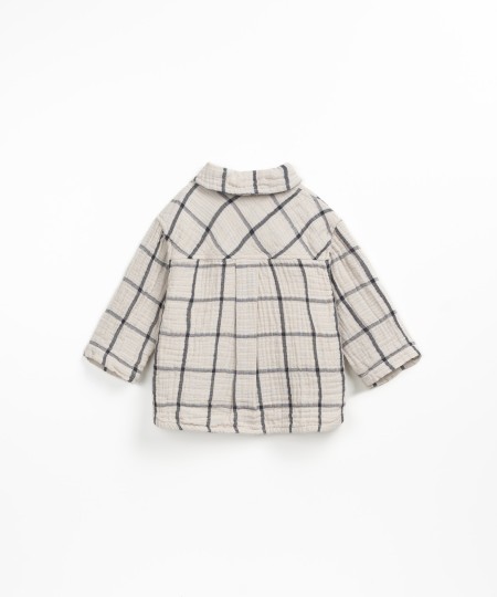 Camisa con estampado de ajedrez