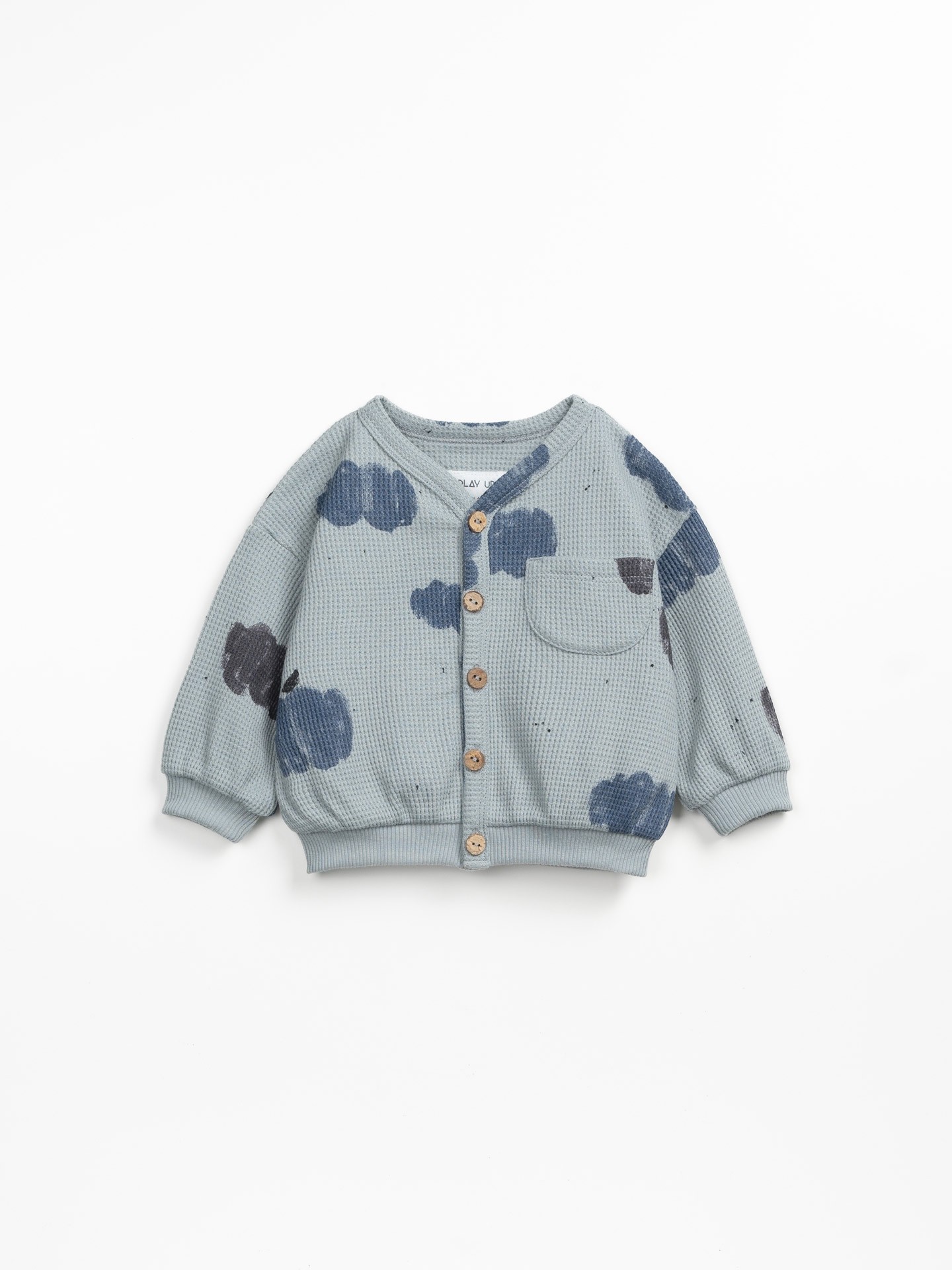 Camisa de punto con estampado de nubes