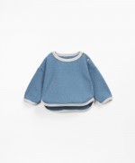 Sweater with shoulder opening | Wooden Memories