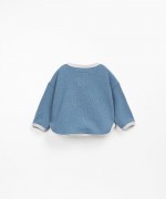 Sweater with shoulder opening | Wooden Memories