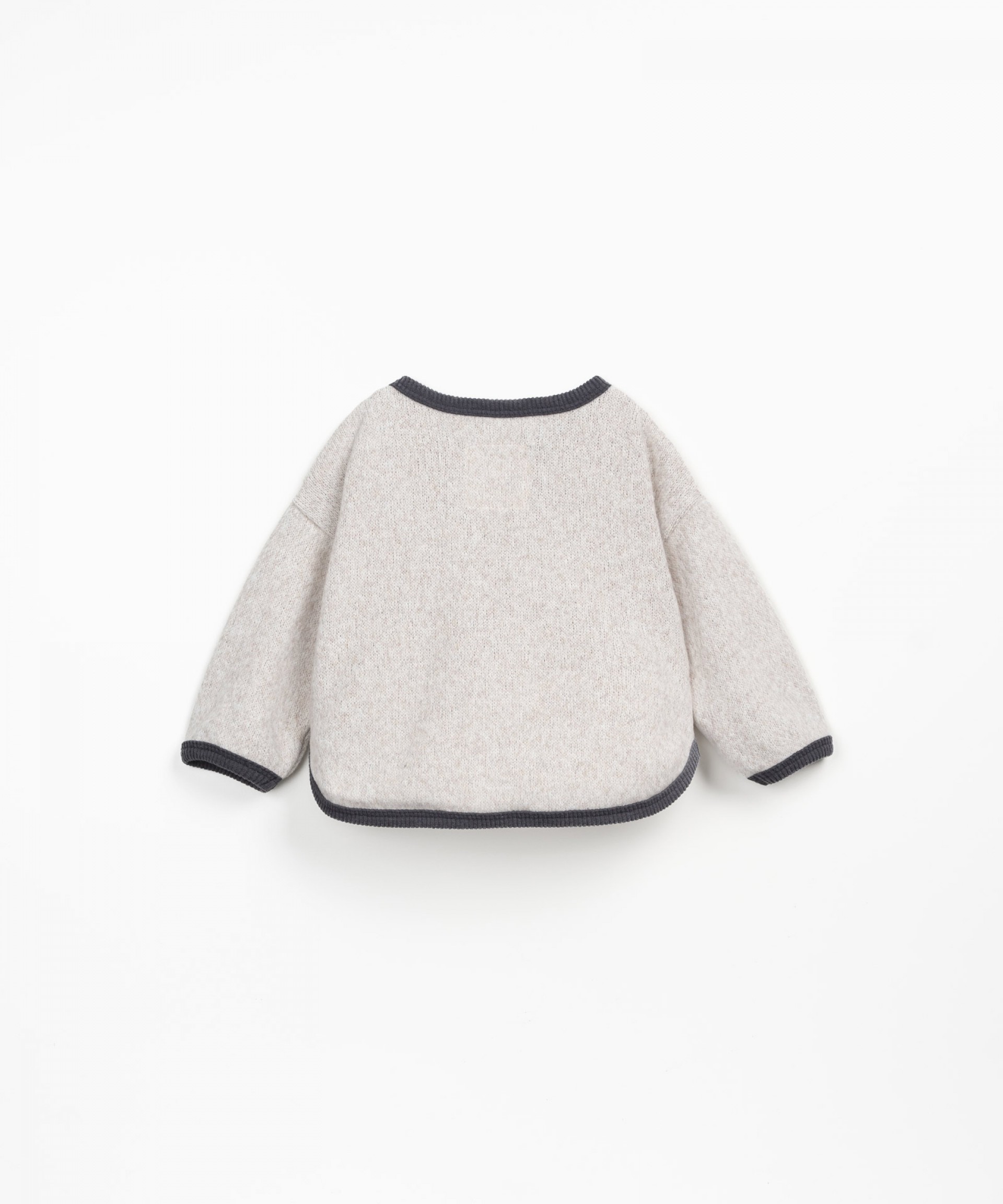 Sweater with shoulder opening | Wooden Memories